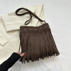 Sac avec frange stylée au design bohème chic