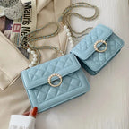 Sac avec perles et matelassage à porter à la main