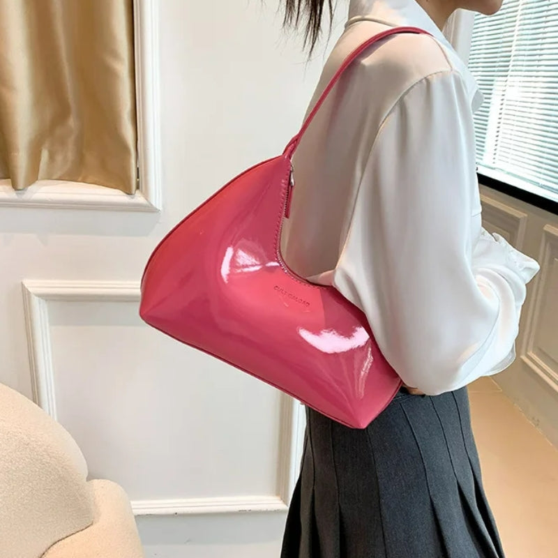 Sac baguette rétro à porter à la main