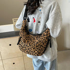 Sac banane façon léopard avec sangle bandoulière