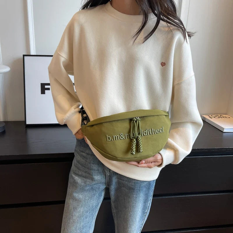 Sac banane femme grand format