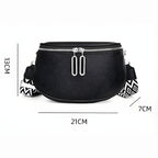 Sac banane femme porté poitrine