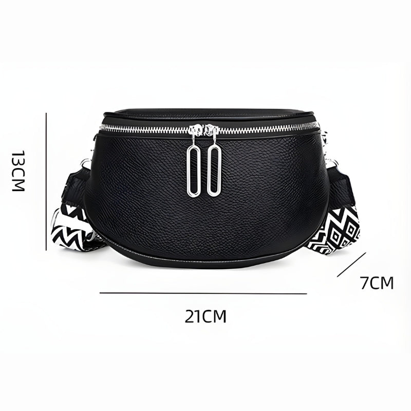 Sac banane femme porté poitrine