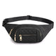 Bauchtasche Damen Schwarz Aus Nylon