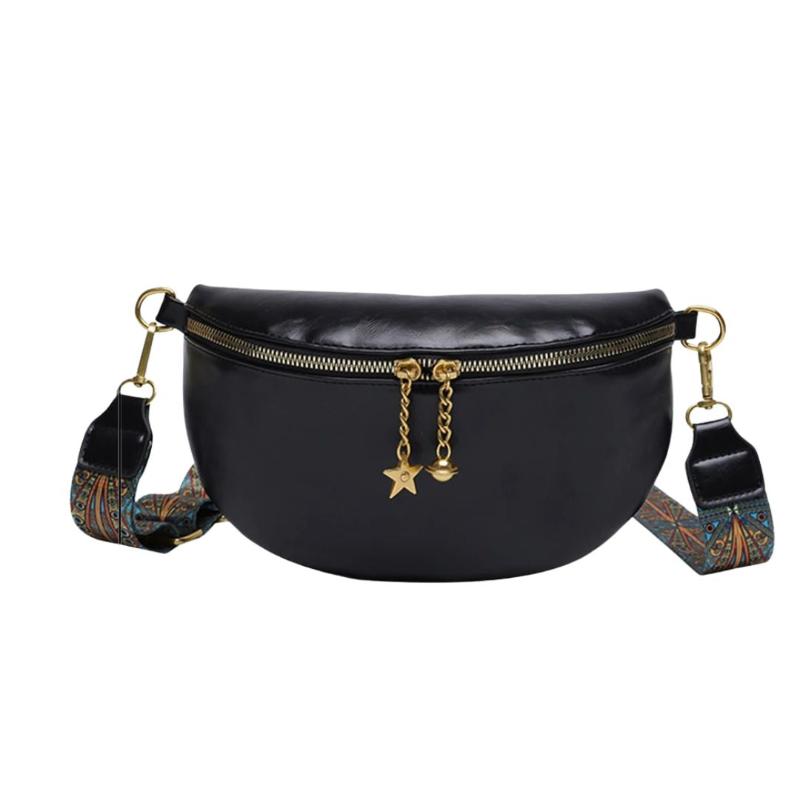 Sac banane noir polyvalent pour femme