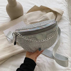 Sac banane pailleté pour femme