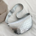 Sac banane pour femme métallisé