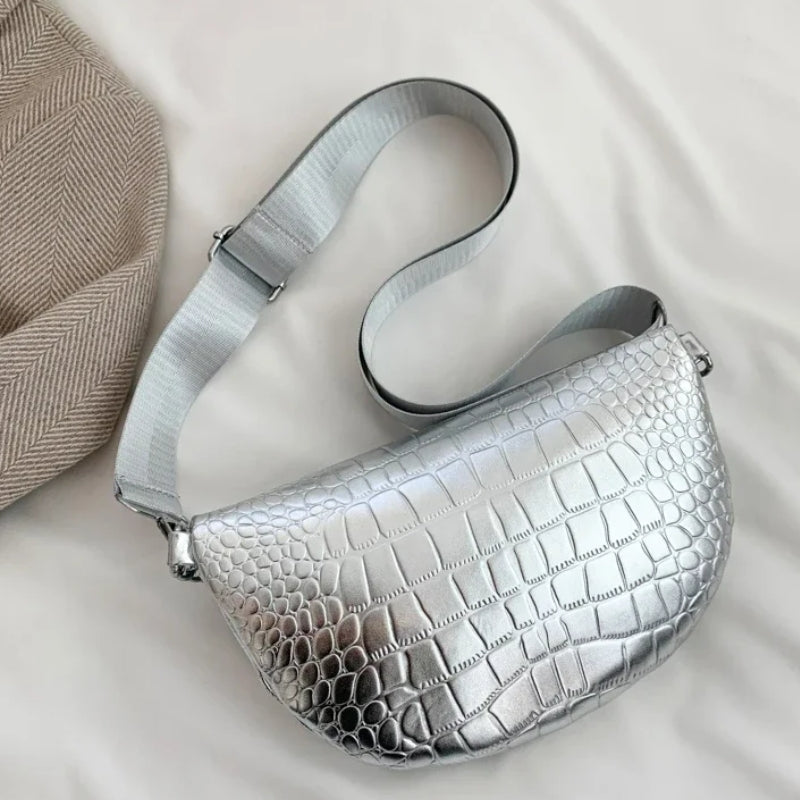 Sac banane pour femme métallisé