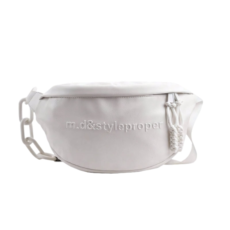 Sac banane tendance en PU pour femme