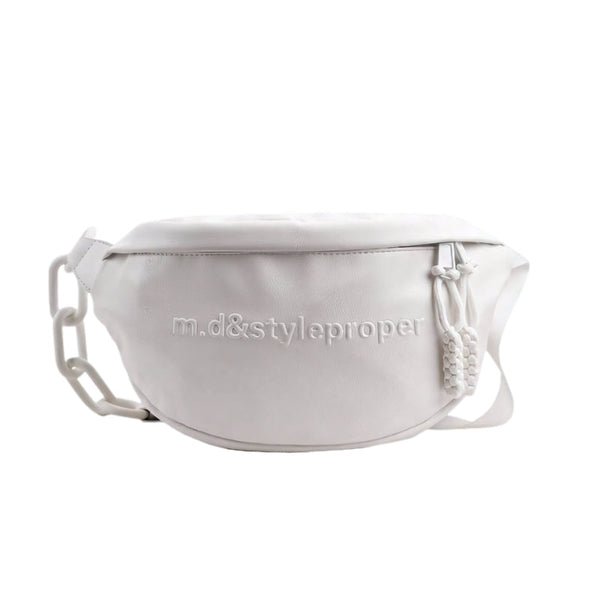 Sac banane tendance en PU pour femme