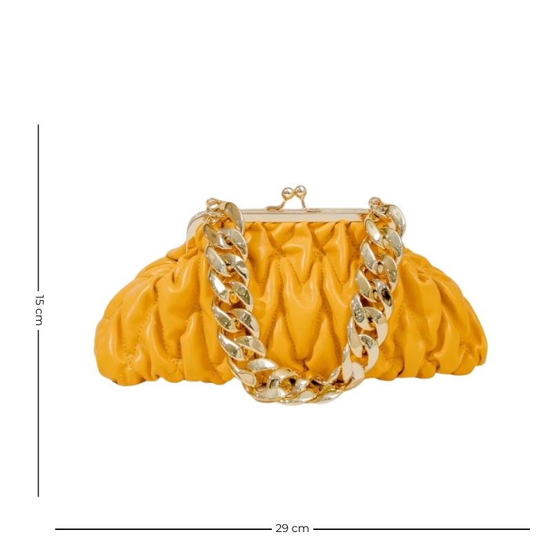 Sac bandoulière à chaîne dorée
