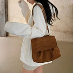 Sac bandoulière avec rabat pour femme
