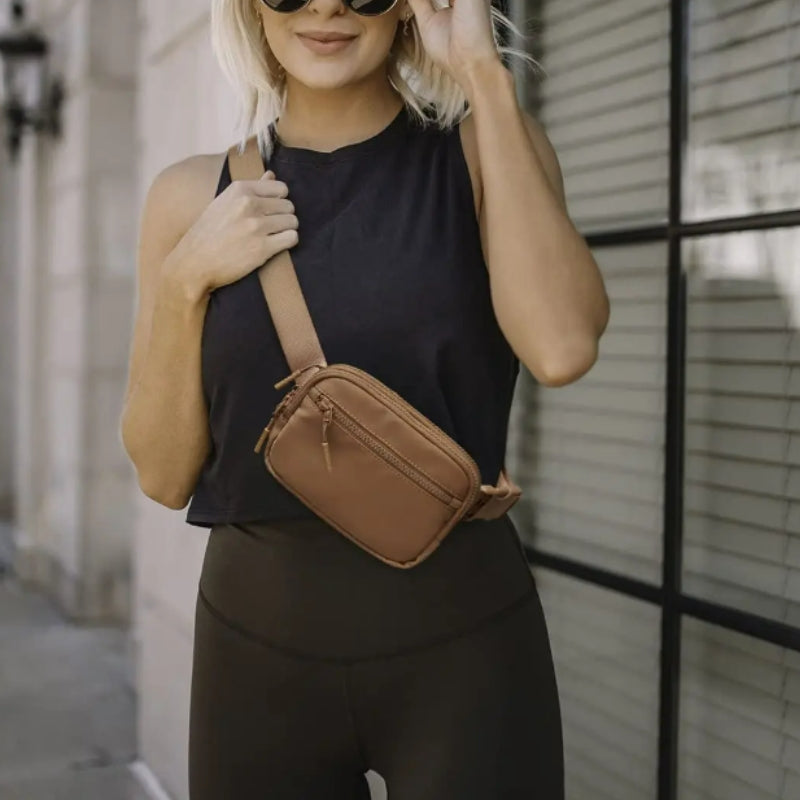 Sac bandoulière banane pour femme