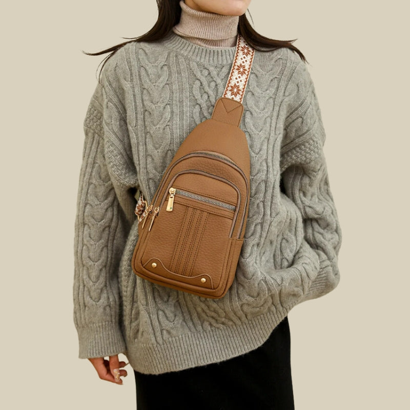 Sac bandoulière de poitrine femme