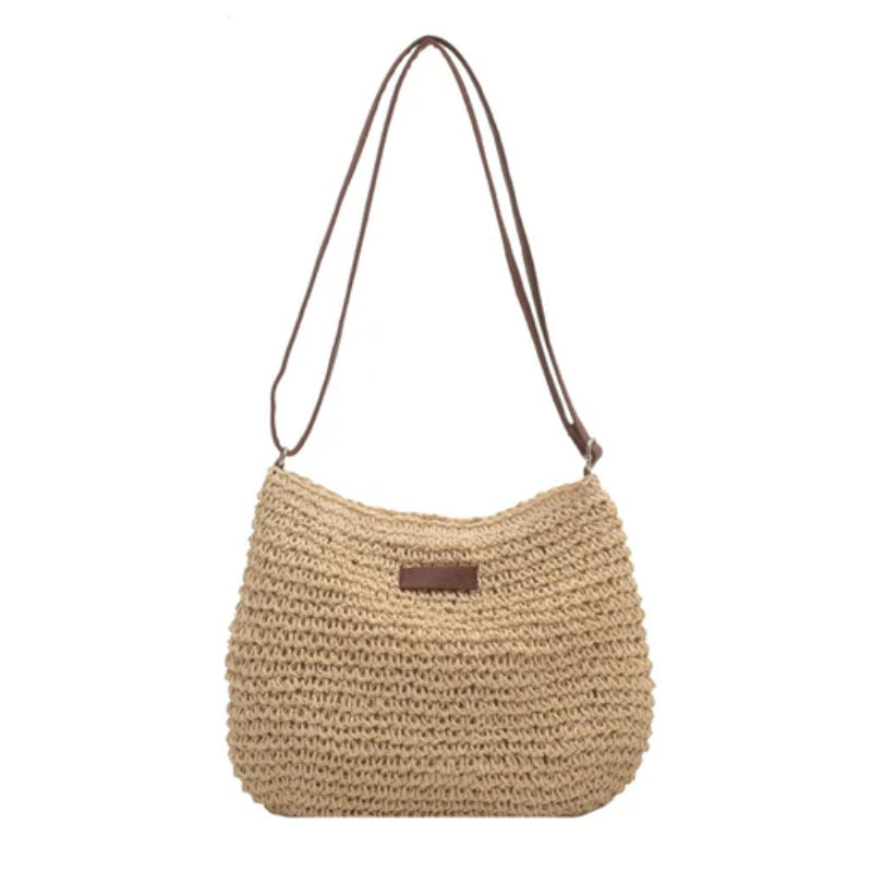 Sac bandoulière en paille