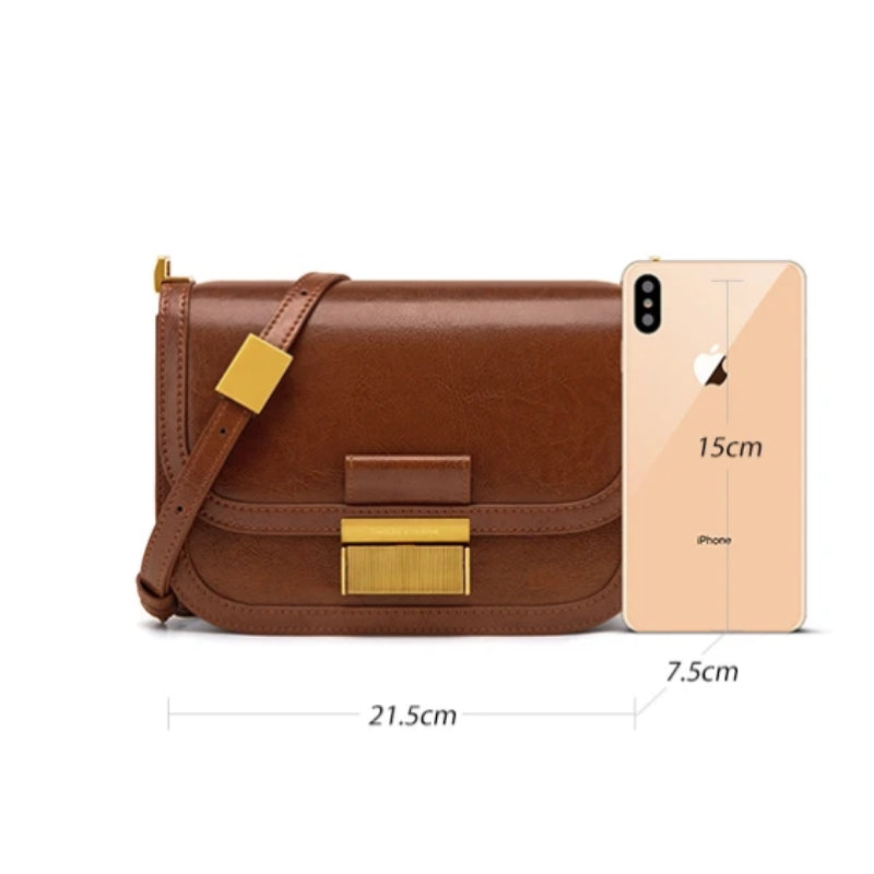 Sac bandoulière féminin de forme carrée