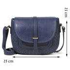 Sac bandoulière femme façon besace