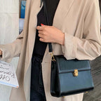 Sac bandoulière femme façon cartable