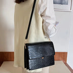 Sac bandoulière imitation croco