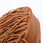 Sac bandoulière pour femme décoré de franges