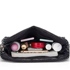 Sac bandoulière pour femme en version noire et souple