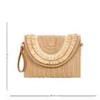 Sac bandoulière tricoté en paille