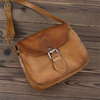 Sac besace cuir femme au style rétro