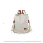 Sac blanc en nylon pour femme, porté main ou dos