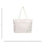 Sac blanc pour ordinateur féminin en toile