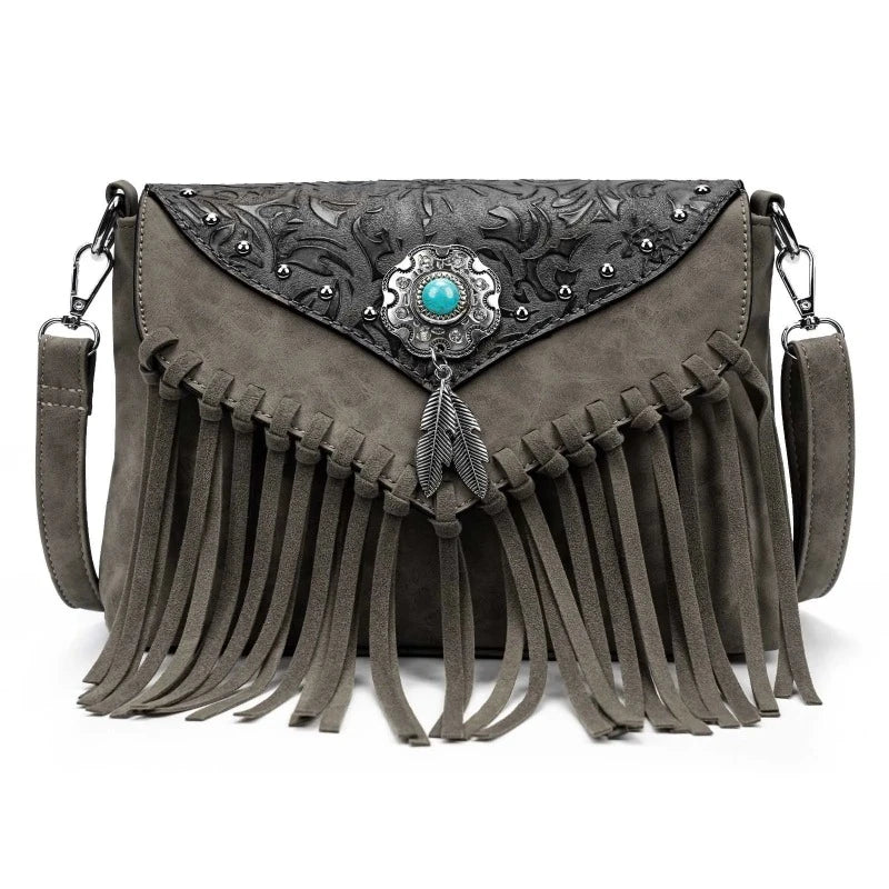 Sac bohème agrémenté de franges