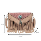 Sac bohème avec franges