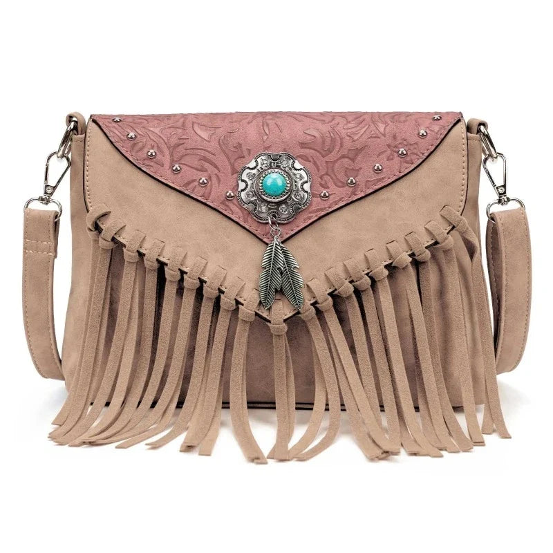 Sac bohème fini de franges