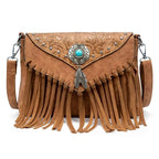Sac bohème orné de franges