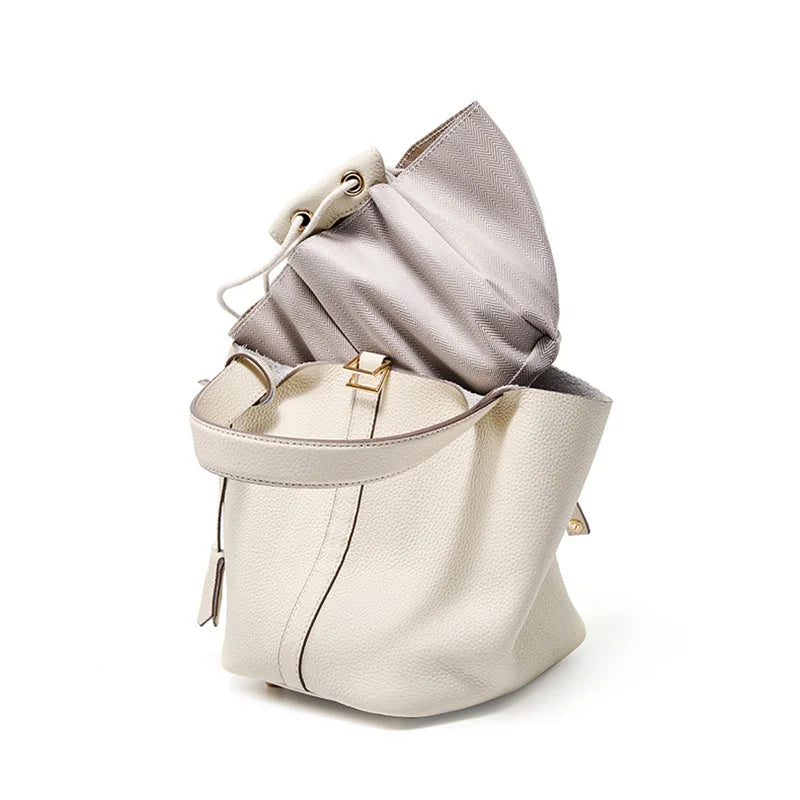 Sac bourse blanc et chic pour femme