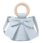Sac bourse chic à nœud papillon pour femme