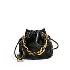 Sac bourse noir matelassé