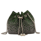 Sac bourse souple à strass pour femme