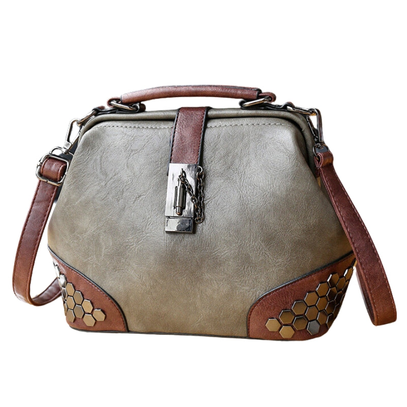 Sac brun vintage conçu pour la main
