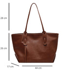 Sac cabas à main, spacieux et sobre
