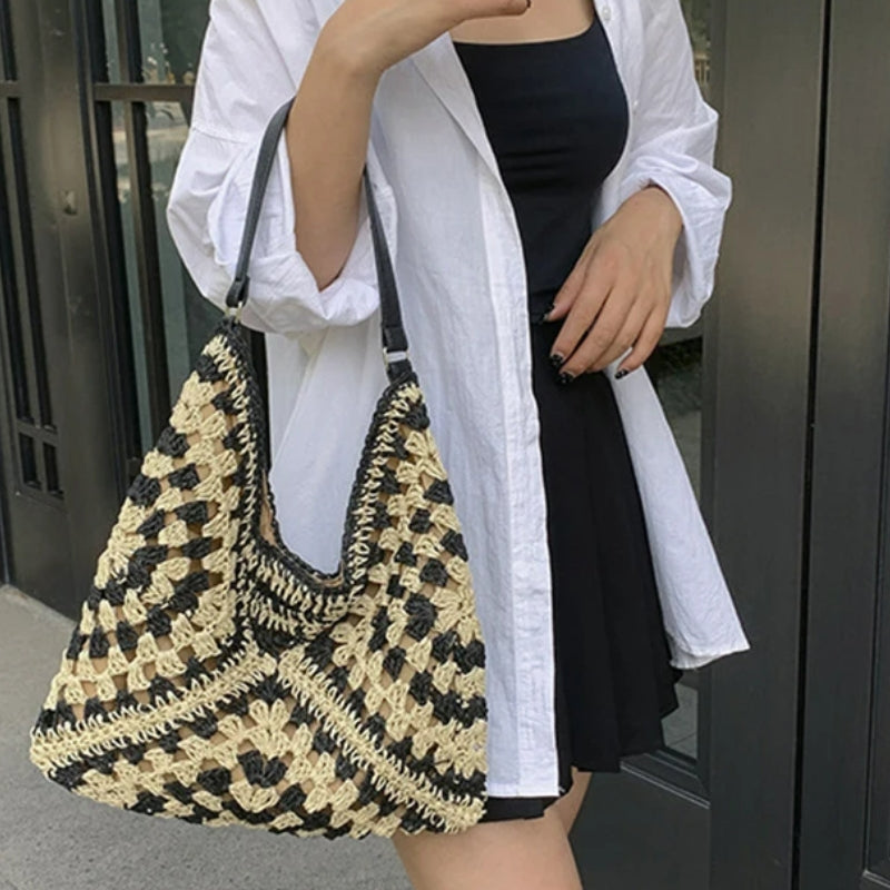 Sac cabas en paille