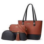 Sac cabas pour femme composé de trois pièces
