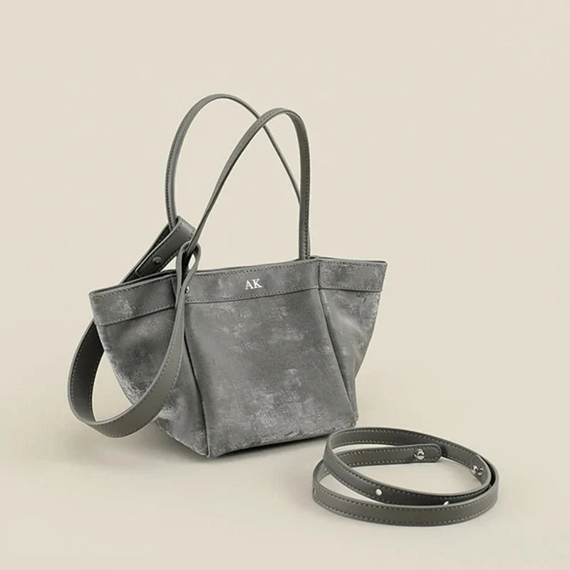 Sac carré pour femme de type seau