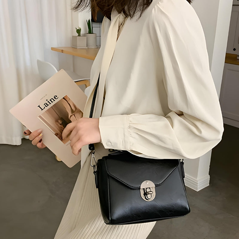 Sac cartable compact à main pour femme
