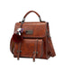 Bolso Satchel Marrón Vintage Para Mujer