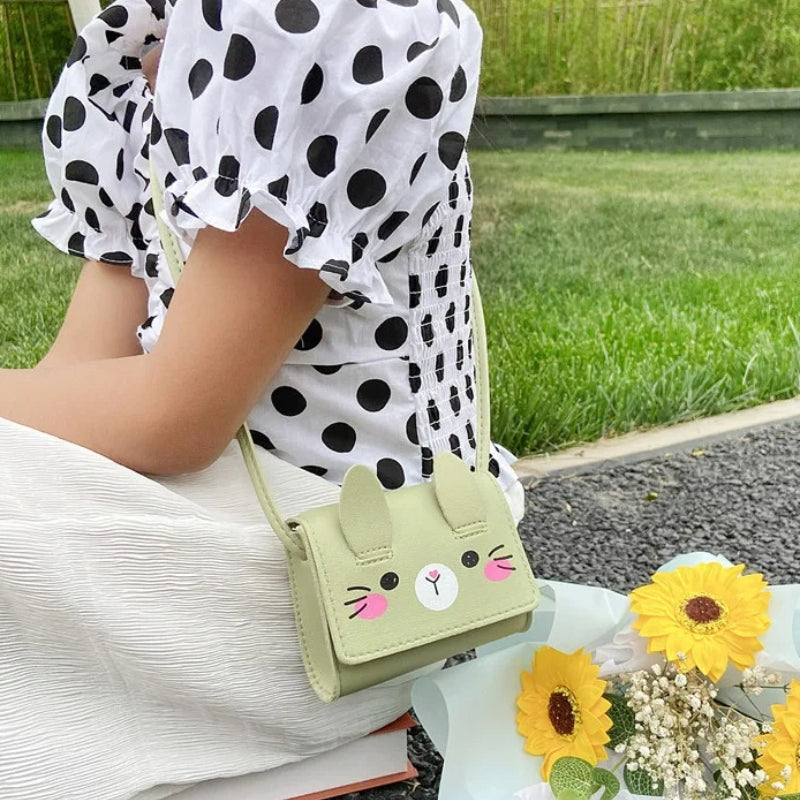Sac chat à main pour petite fille