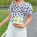 Sac chat pour petite fille à porter à la main