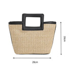 Sac chic au design moderne et tissé