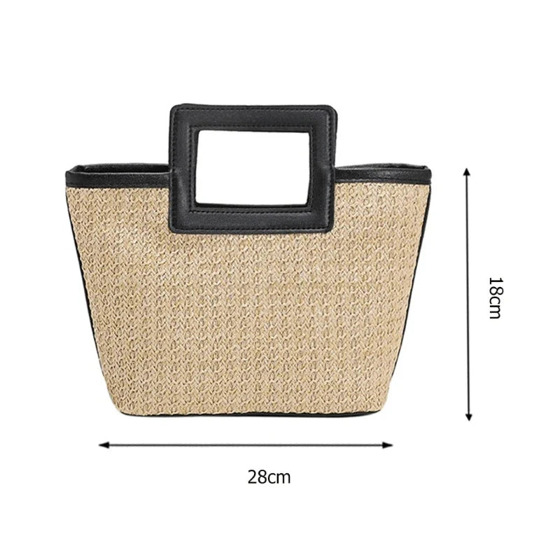 Sac chic au design moderne et tissé