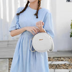 Sac chic et élégant de forme ronde
