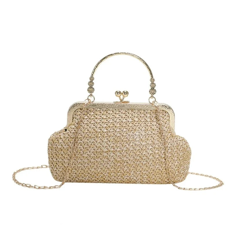 Sac compact en paille
